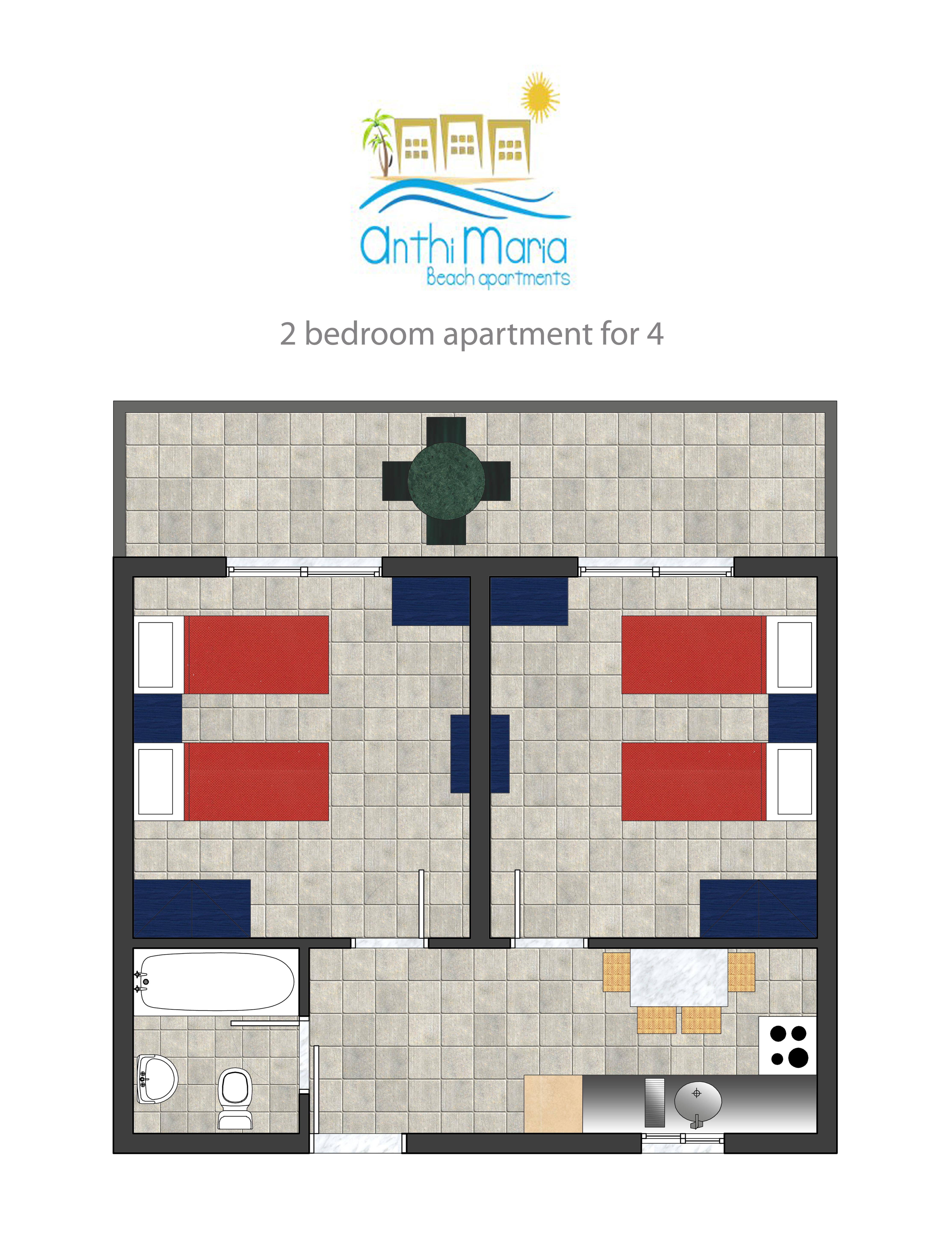 Pefki  Anthi Maria Beach Apartments מראה חיצוני תמונה